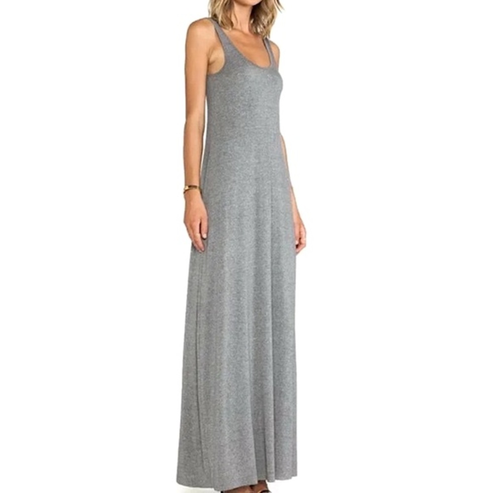 Bella Luxx Racerback Maxi Dress Grey XS